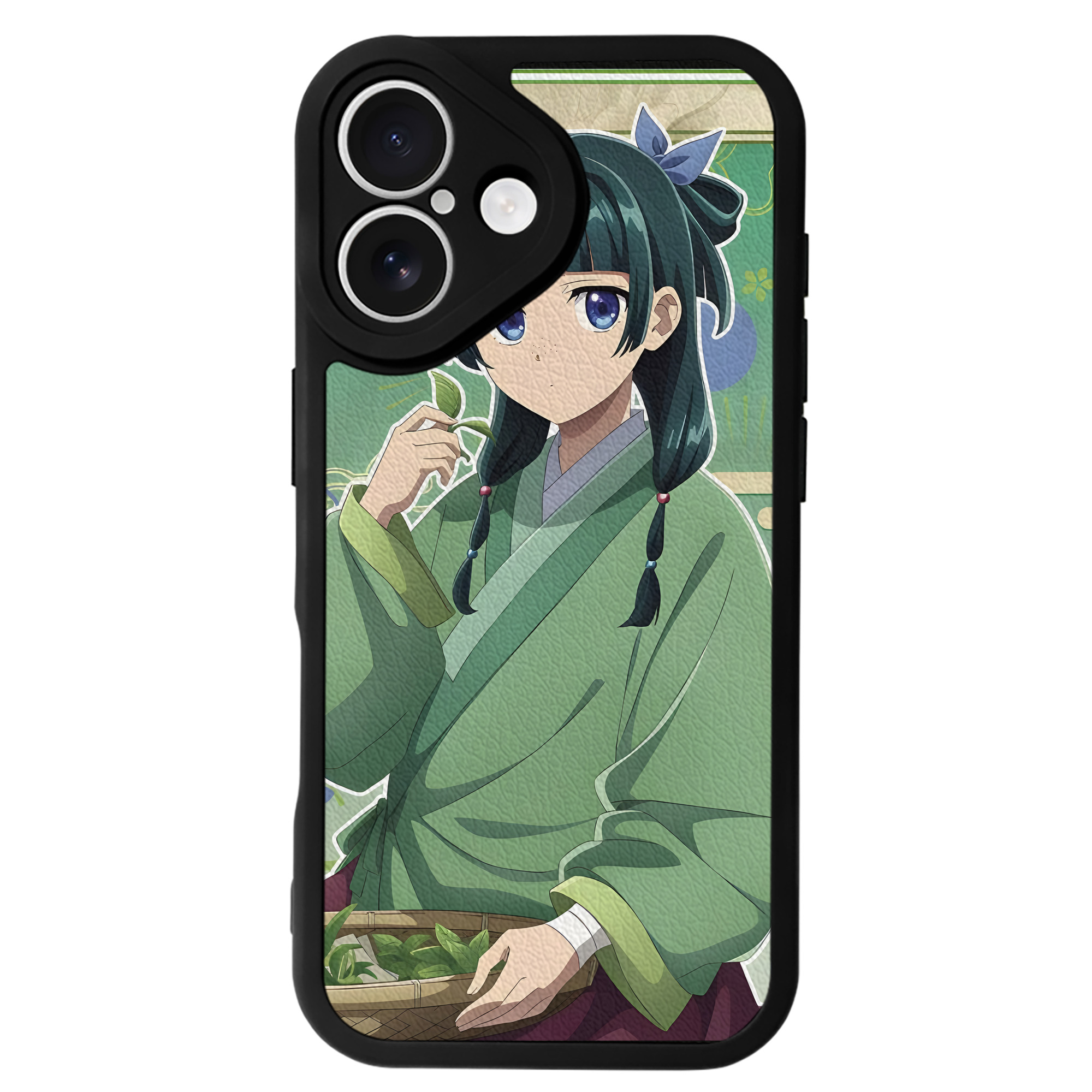 （画像用） 薬屋のひとりごと The Apothecary Diaries 【iPhone 16シリーズ対応】シリコンスマホケース（レザー調） 材質：シリコン
